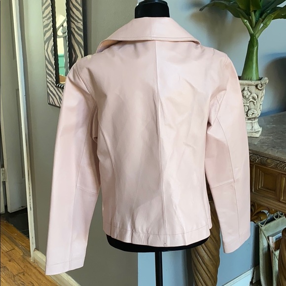 MODA INTERNATIONAL Leather coat Size L - Picture 2 of 3